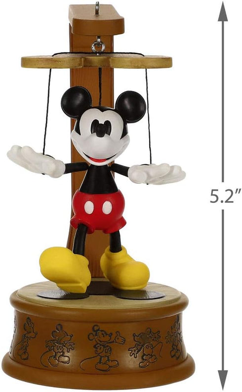 Hallmark 2019 Disney Mickey Mouse Marionette Exclusive Ornament...
