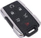 Fits for Chevy Tahoe Suburban/GMC Yukon Key Fob Case Shell Keyless Entry Remote Control Smart Car Key Cover M3N-32337100 (Silver, 6 Button)...