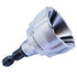 Deburring External Chamfer Tool with Carbide Blades – Bolt Deburring Tool - Chamfer Bit to Repair Damaged Bolts - All Thread Deburring Tool with H...