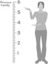 Giant Vinyl Growth Chart Kit | Kids DIY Height Wall Ruler Large Measuring Tape Sticker Number Decal Sticker (Black, 73x23 inches)...