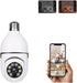 Light Bulb Security Camera Home Wireless WiFi Camera Surveillance Camera Baby Monitor Nanny Cam Pet Camera Video Recording with Audio Remote Contr...