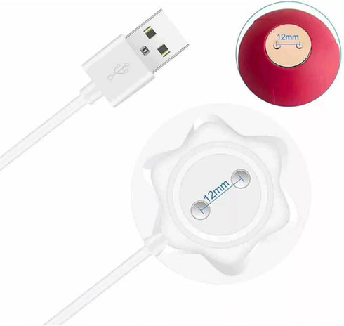 LvBerGer-12mm Standing Magnetic Adapter, Replacement Rose Charger, Fast Charging USB Cable?Replacement Base Dock Station for Rose Only......