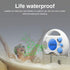 Shower Radio, Portable AM/FM Shower Radio, Waterproof Hanging Shower Radio Built-in Speaker Adjustable Volume Battery Operated Shower Radios for B...