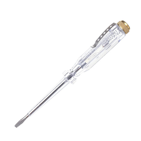 Fielect Tester Screwdriver, Voltage Tester Light Circuit Tester Electric Test Pen Screwdriver AC100-500V Clear 1pcs...