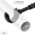 Heavy Duty Curtain Rod Brackets for Wall, 6 inch Curtain Rod Brackets, Extra Long Holder for Heavy Curtains, for 3/4 to 1 inch Rods, 2 pcs Extende...