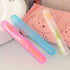 Blue Plastic Toothbrush Case Portable Travel Camping Toothbrush Storage Box Makeup Brush Holder Dust-Proof Cover with Breathable Air Hole Nice and...