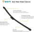Rear Windshield Wiper Arm Blade Set BB5Z-17526-C for Ford Explorer 2011-2018, for Ford Escape 2013-2017, for Lincoln MKX 2016-2018...