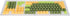 107 Keys Keycaps, Three Color Translucent Characters Arc Layout Mechanical Keyboard Ergonomic Keycaps,for 61/87/104/84/64/98/96 Key Keyboards(dark...