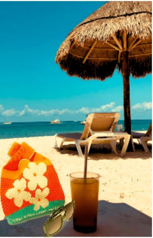 Faishion Wrist Knitting Handbag Bag Tote Bag Hobo Handbag Purse Lightweigh for Women,girls Use FOR daily base use...