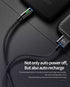 mcdodo Power Off/On Smart LED Auto Disconnect and Auto Recharge Nylon Braided Sync Charge USB Data 6FT/1.8M Cable Compatible New Phone List Below ...