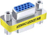 DTECH 3-Pack VGA Connector Female to Female Gender Changer Male to Female Adapter, Male to Male Coupler...
