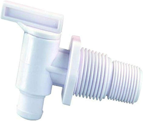 JR Products 03175 Dual Threaded Drain Cock , White...