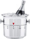 Wine Cooler Bucket Shaped Kitchen Timer, Bucket Shaped 60 Minutes Kitchen Timer Stainless Steel Mechanical Wind-Up Timer, Kitchen Gadgets, Cute Ti...
