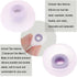 Soft Silicone Replacement Earbud Tips for Galaxy Buds 2 Ear Tips Compatible with Samsung Galaxy Buds2/Galaxy Buds Plus Wing Tips Fit in Case Ear B...