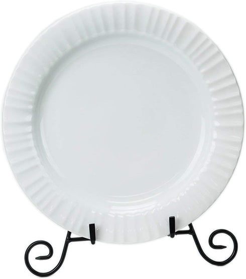 HUJI Sturdy Iron Display Stand Holder for Home Kitchen Decoration Platters, Pictures, Frames and Books. (1, 9")...