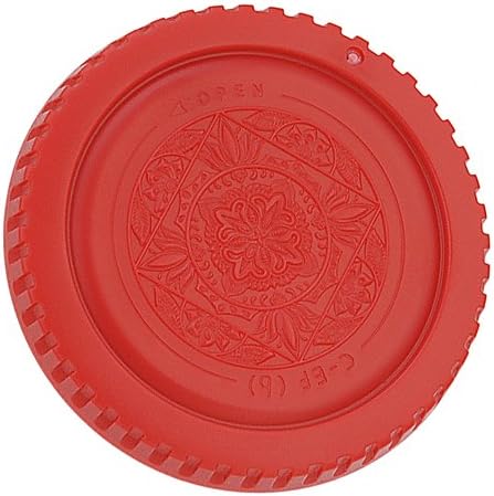 Fotodiox Red Designer Body Cap Compatible with Canon EF and EF-S Mount Cameras...