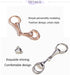 2pcs Silk Scarf Clasp Small Square Scarf Clasp Simple and Elegant Horsebit Clasp (Multiple Ways to Wear)...