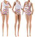 E-TING 10Pcs =5 Sets Beach Bikini Swimsuit Bathing Doll Clothes Swimwear with 5 Pairs Shoes for 11.5 Inch Girl Dolls (J)...