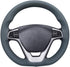 Leather Steering Wheel Cover, Breathable Non-Slip Design, Soft and Comfortable Feeling, Universal 15 Inch Auto Car Steering Wheel Stitch on Wrap?S...
