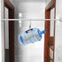 TEECK Shower Curtain Rod, 48-85 inch Adjustable Tension Spring, Shower Curtain Rod Tension, Premium Stainless Steel, Anti-Slip, No Drilling, No Ru...