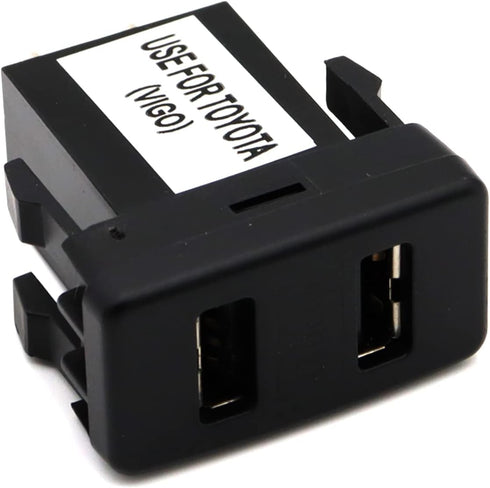 Quick Charger 3.0 Car Power Socket for Toyota VIGO, AWADUO 2.4A USB Car Power Port Socket Adapter with QC USB Socket for iPad/Samsung/Huawei, or O...