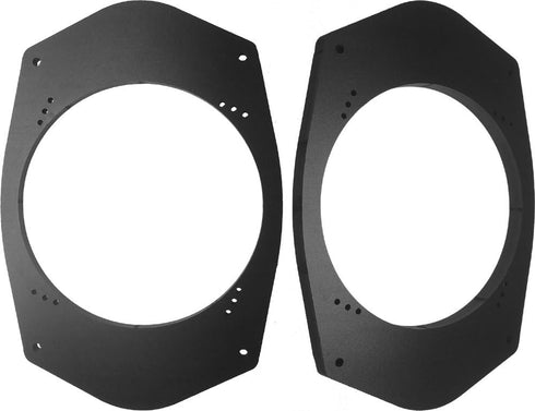 Universal 6"x9" 6x9 to 6 1/2" 6.5 Speaker Adapter Spacer Rings - 1/2" Thick - SAK045_55K - 1 Pair...
