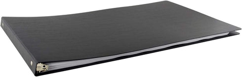 11x17 1/2-Inch Round Ring Poly Binder, Black (511610)...