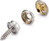 PZRT 10 Sets Canvas Snap Kit Fastener Screw Snaps Consists of Buttons Sockets and Screw Studs for Leather Jackets Handbags...