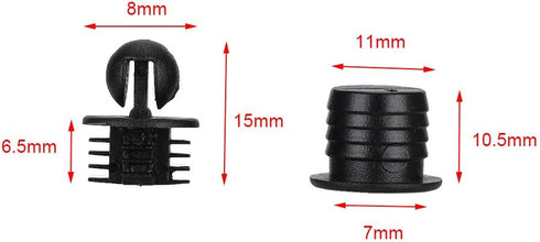 QANYEGN 10 Pairs Speaker Grill Guides, Speaker Parts Accessories, Plastic Ball and Socket Speaker Mesh Snap Fastener, Speaker Grill Peg......
