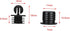 QANYEGN 10 Pairs Speaker Grill Guides, Speaker Parts Accessories, Plastic Ball and Socket Speaker Mesh Snap Fastener, Speaker Grill Peg......