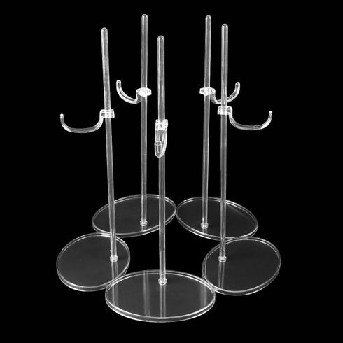 UCanaan 5 Pcs Doll Stand Display Holder for Dolls Transparent Model Support Frame Prop Up Girl Dolls Suitable for 11''-18'' Inch 1/6 1/4 Dolls Acc...