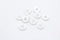 20PCS 4 Holes Resin Round Buttons Craft Sewing Snaps Handmade DIY Accessories (White, 11mm)...