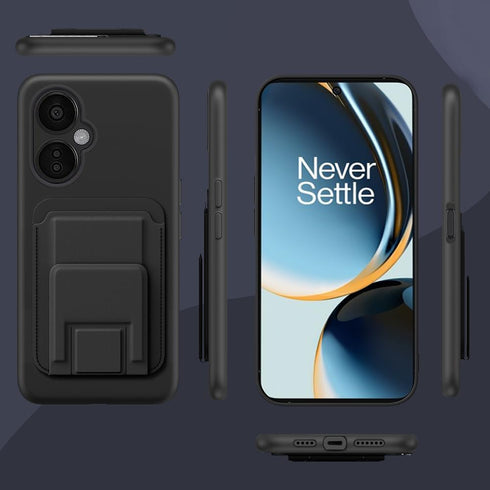 Case for OnePlus Nord CE3 Lite/Nord N30 5g Phone Case with Tempered Glass Screen Protector, Folding Kickstand/Stand Wallet Case Card Holder/ Slots...