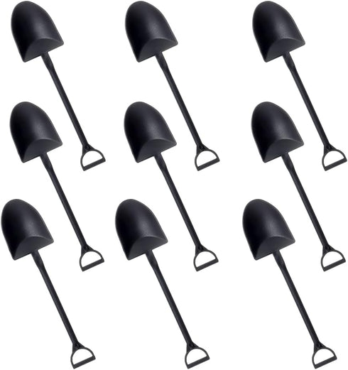 100 Pcs Plastic Ice Cream Spoons Mini Dessert Shovels Pudding Yogurt Spoons Shovel Shape Spoons for Potted Cake...