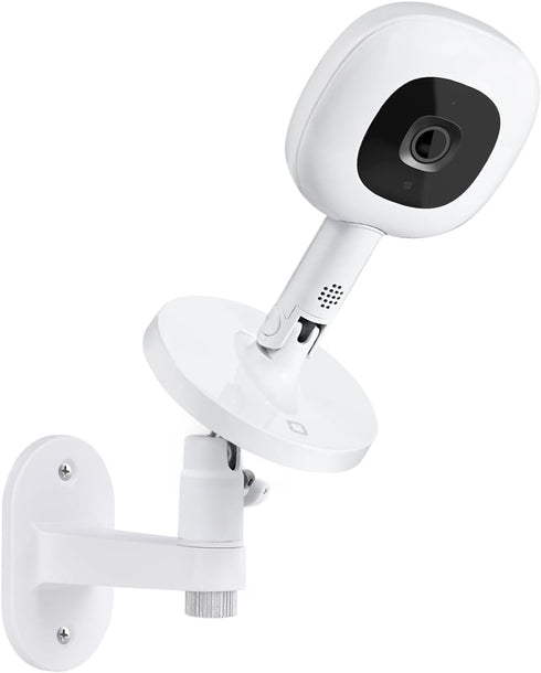 Adjustable Baby Monitor Wall Mount Compatible with Nanit Pro Smart Baby Monitor & Flex Stand, Baby Camera Wall Mount with Perfect View Angle and E...