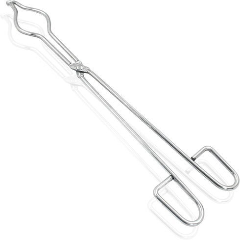 Moicstiy 16 Inch Crucible Tongs Professional Grade Stainless Steel Crucible Clamp for Laboratory, Industry...