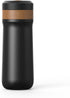 The Original Portable French Press Stainless Steel Coffee Maker Premium Vacuum Insulated Travel Mug Hot & Cold Brew French Presses (Black upgraded...