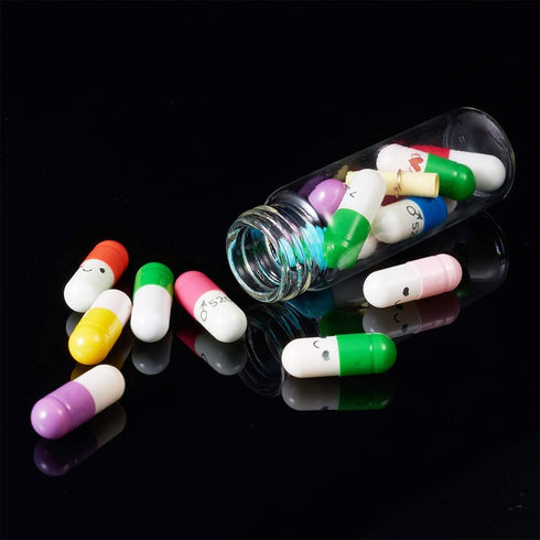 BENECREAT 20 Pack 15ml/0.5oz Glass Bottles Sample Vials with Screwed Aluminum Caps for Wishing Message Bottle, Sample Liquid, Arts & Crafts, Weddi...