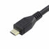 Micro USB Male to Micro USB Female Extension Panel Mount Type Cable with Screws, Data+Charge,Black 50CM/1.6FT...