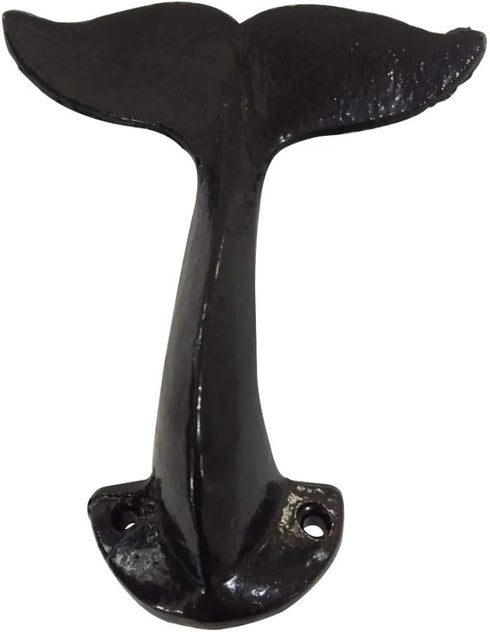 Wall Hooks Heavy Duty,Decorative Cast Iron Whale Tail Nautical Wall Coat Hook Utility Hanging Hook Clothes Store Display Hook...