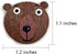 50Pcs Animal Wooden Buttons Cute 2 Holes Mixed Cartoon Wood Button for Sewing Art Craft, DIY Crafts, Scrapbooking, Sewing, Cardmaking...