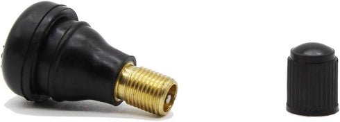 TR412 Rubber Snap-in Tire Valve Stem for Tubeless 0.453 Inch 11.5mm Rim Holes on Standard Vehicle Tires (Set of 4)...