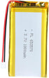 3.7V 1800mAh 653570 Lipo Battery Rechargeable Lithium Polymer ion Battery Pack with JST Connector...
