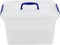 Wekioger Versatile Storage Organizer Plastic Bins with Lid, 12 Quart Latching Box, Set of 1...