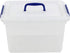 Wekioger Versatile Storage Organizer Plastic Bins with Lid, 12 Quart Latching Box, Set of 1...