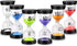 EMDMAK Sand Timer Colorful Hourglass Sandglass Timer 1 min/3 mins/5 mins/10 mins/15 mins/30 mins Sand Clock Timer for Games Classroom Home Office(...