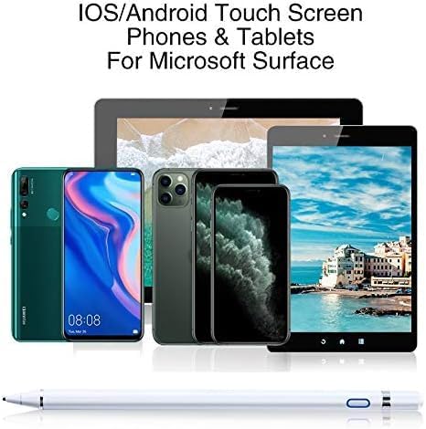 Stylus Pens for Touch Screens,Active Stylus Compatible with Apple,Magnetism Cover Cap,High Sensitivity,Rechargeable Stylus Pen Compatible with iOS...