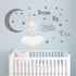 Runtoo Dream Big Little One Wall Decals Elephant Inspirational Quotes Kids Wall Stickers for Bedroom Playroom Nursery Decoration Wall Decor...