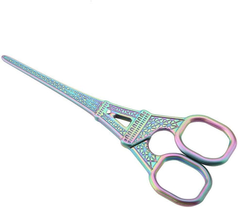Eiffel Tower Scissors, Stainless Steel DIY Fashionable Sewing Shears Art Work Dresser Embroidery Tool (multicolour)...