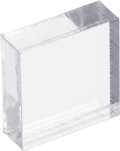 PATIKIL Acrylic Stamp Block, 1 Pack Clear Stamping Block with Grid Lines Decorative Mounting Blocks Set Square for Scrapbooking DIY Craft Card Mak...